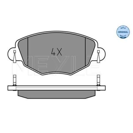 MEYLE 025 232 7918 Klocki hamulcowe przód dla Ford Mondeo Jaguar X-Type