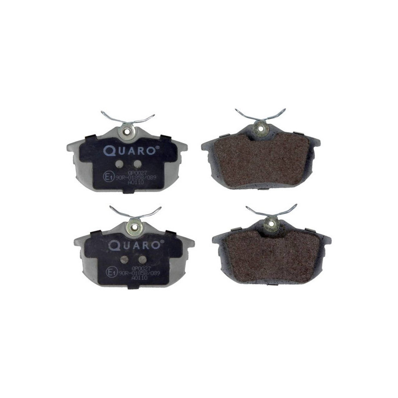 QUARO QP0027 Brzdové platničky zadné pre Carisma S40 V40 Colt CZC Space Star Forfour Impian