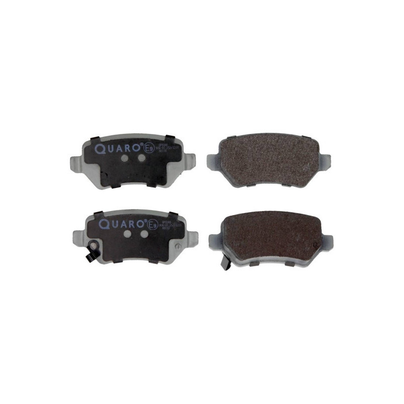 QUARO QP8346 Brzdové destičky zadní pro Astra Zafira Meriva Combo Corsa Astravan Cee'D Venga
