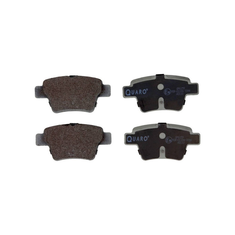 QUARO QP6159 Brzdové platničky zadné pre 307 C4 207 408