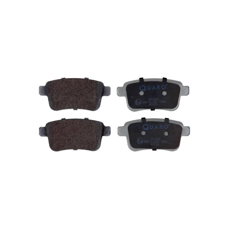QUARO QP3458 Brzdové destičky zadní pro Renault Kangoo