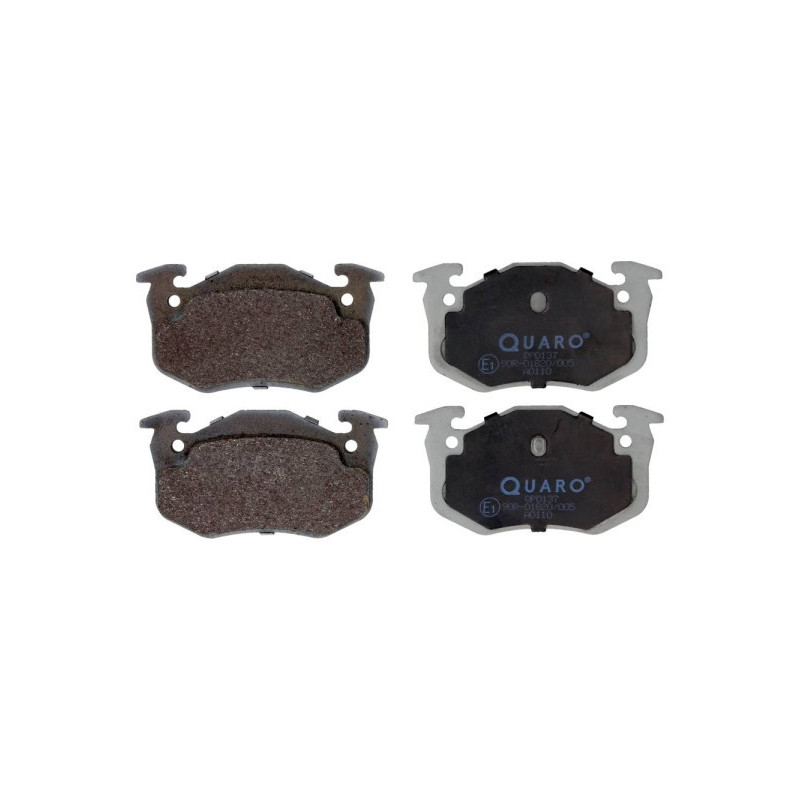 QUARO QP0137 Bremsbeläge Hinten für 19 Clio 306 Megane Xsara ZX 206 205 309 Saxo Super 106 11 9