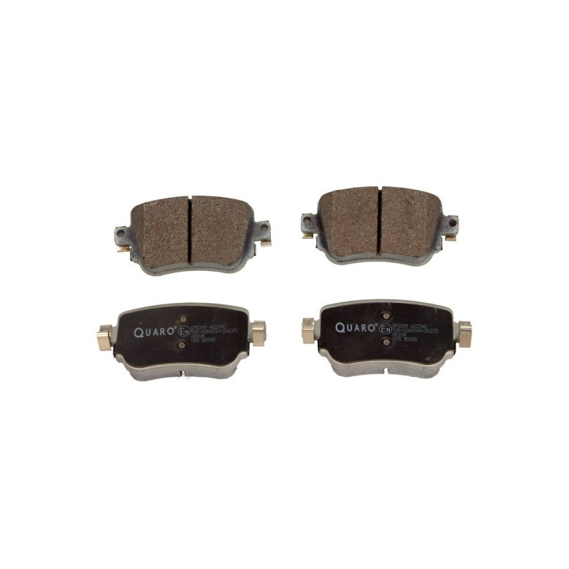 QUARO QP0399 Brzdové platničky zadné pre Leon Caddy Octavia A1 Sharan Beetle Passat