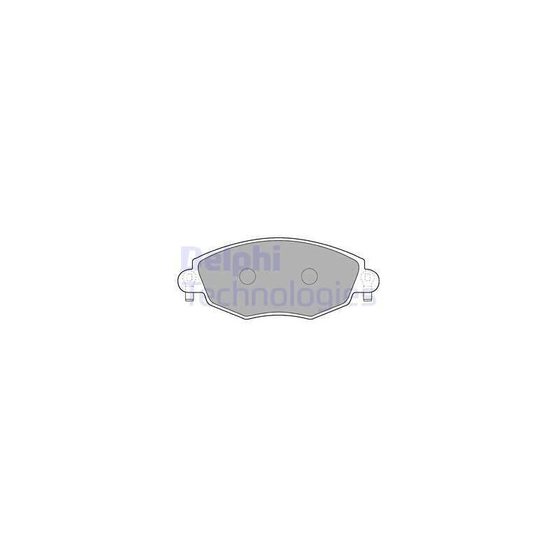 Delantero Pastillas de Freno para Ford Mondeo Jaguar X-Type DELPHI LP1533