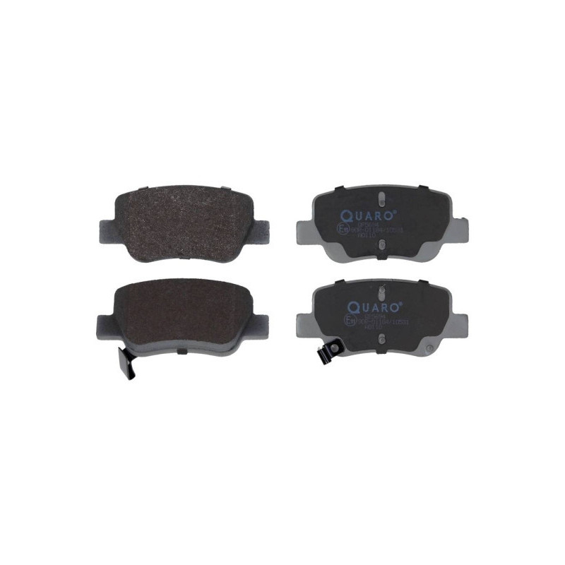 QUARO QP5694 Brzdové platničky zadné pre Toyota Avensis