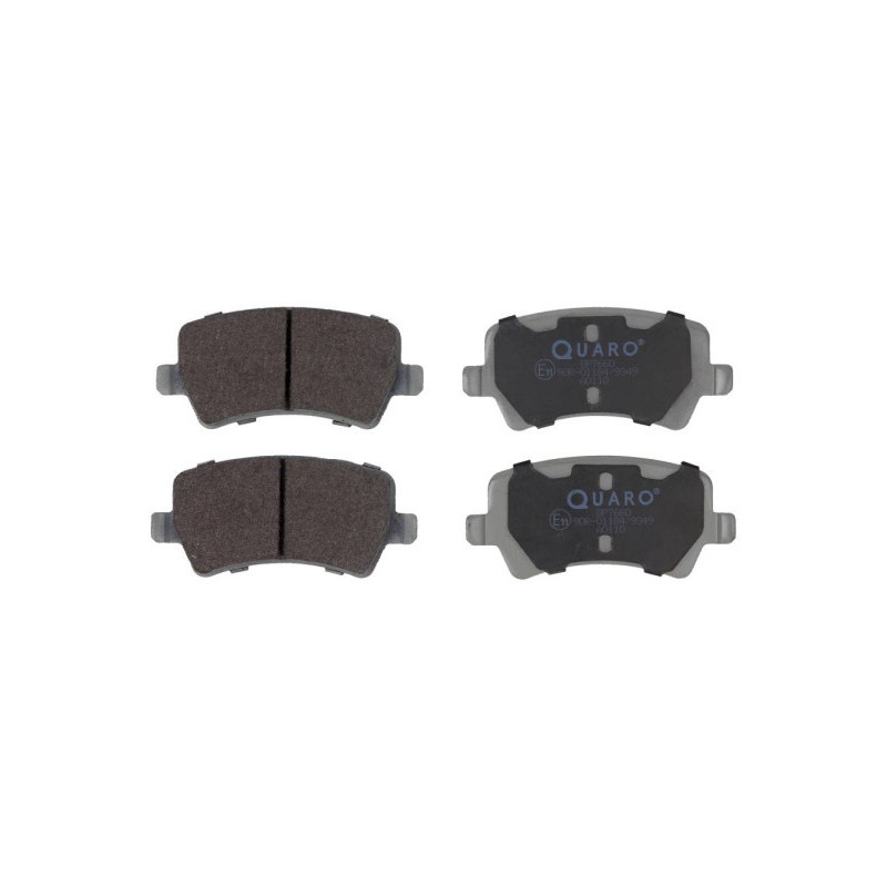 QUARO QP7660 Bremsbeläge Hinten für Volvo V60 S60 V70 S80 XC60 XC70
