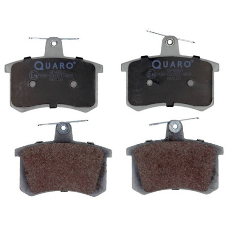 QUARO QP4860 Plaquettes de frein arrière pour 100 A4 80 A6 Thema Coupe 164 200 90 Croma A8 Cabriolet
