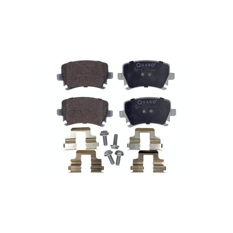 QUARO QP5999 Pastillas de freno trasero para Golf A6 A4 Octavia Passat Superb Caddy Leon TT A3 Jetta