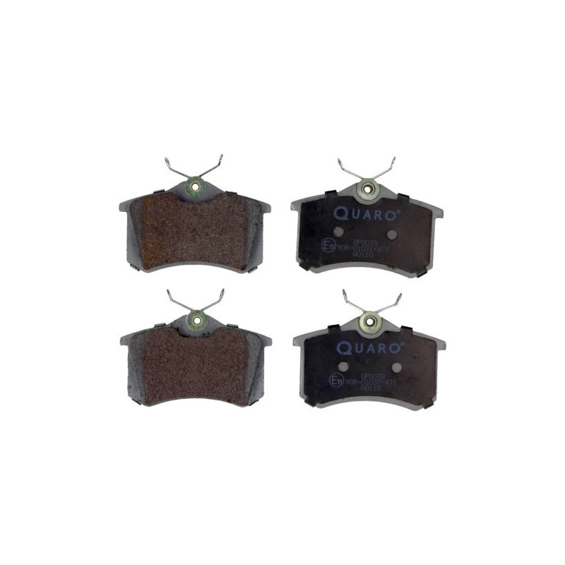 QUARO QP8078 Brake Pads Set Rear for A4 A6 Fabia 307 A3 Leon C4 Toledo A8 Cordoba Ibiza TT A1 207 C8