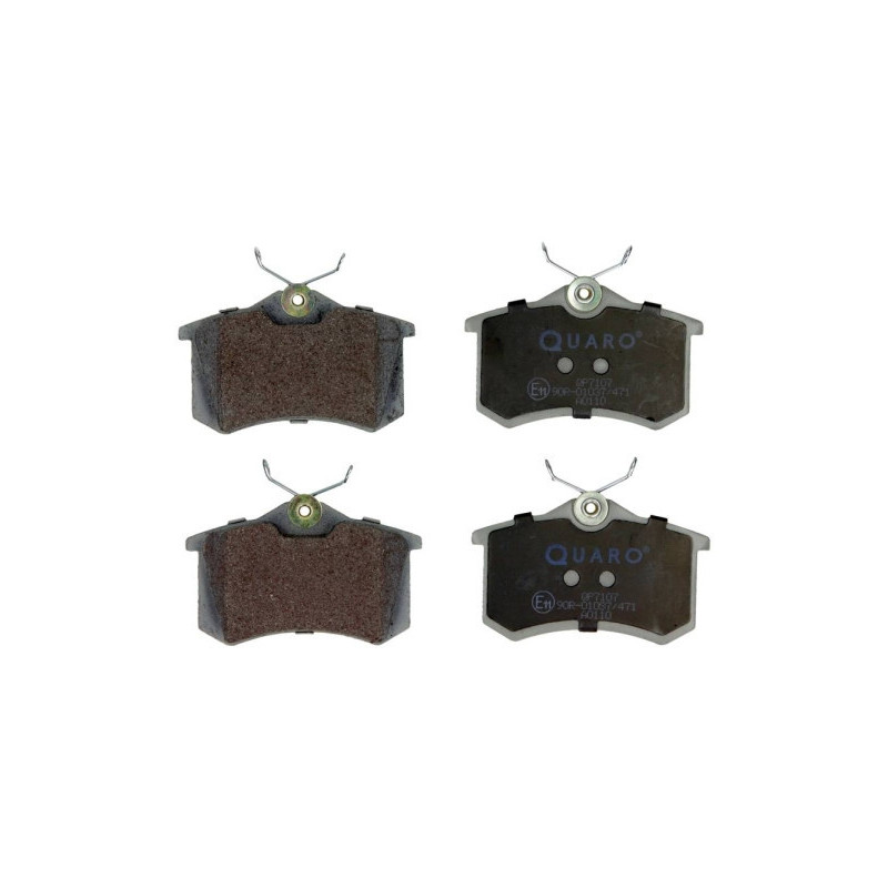 QUARO QP7107 Klocki hamulcowe tył dla A4 A6 405 Golf Passat 208 Megane Polo Exeo Scenic C3 Jetta MG