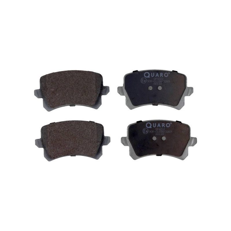 QUARO QP4222 Bremsbeläge Hinten für Passat Tiguan CC Sharan Alhambra Q3 Golf