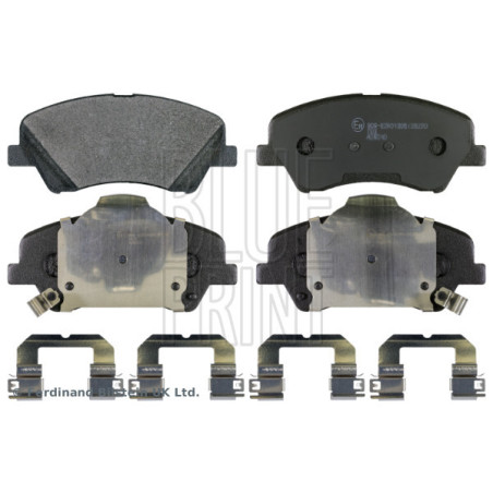 BLUE PRINT ADG042175 Brzdové platničky Predné pre