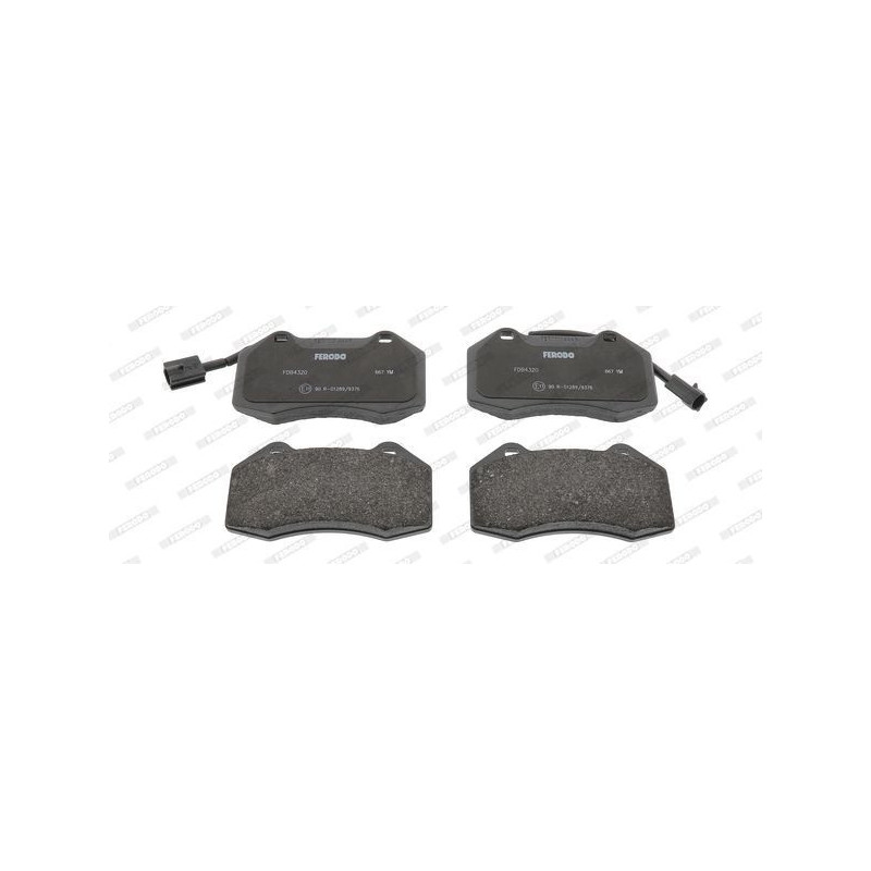 Brzdové platničky Predné pre Abarth Alfa Romeo FERODO FDB4320