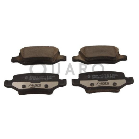 QUARO QP4099C Brzdové platničky zadné pre Mercedes A Vaneo B