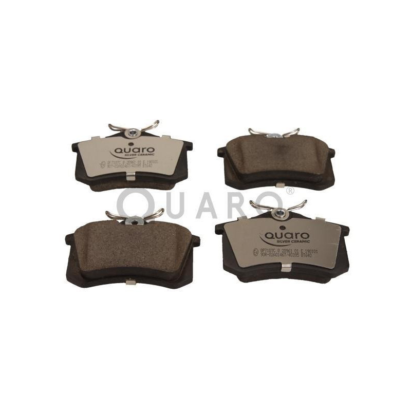 QUARO QP7107C Brake Pads Set Rear for A4 A6 405 Golf Passat 208 Megane Polo Exeo Scenic C3 Jetta MG