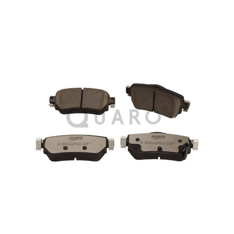 QUARO QP8267C Brzdové platničky zadné pre X-Trail Qashqai Kadjar Koleos Leaf