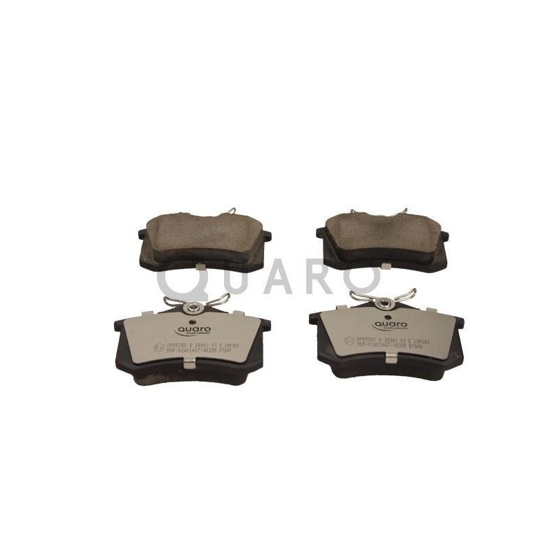 QUARO QP8538C Bremsbeläge Hinten für Megane Scenic Clio C3 Aircross Fluence Note Thalia Espace Wind
