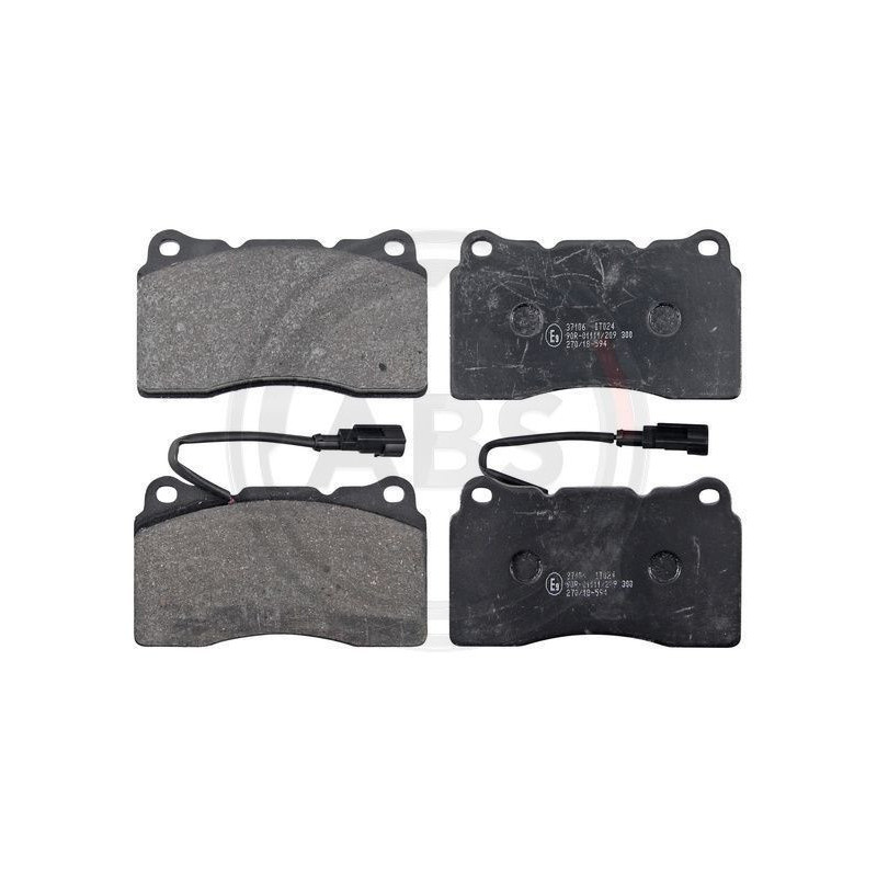 Brake Pads Set Front for Alfa Romeo Lancia A.B.S. 37106