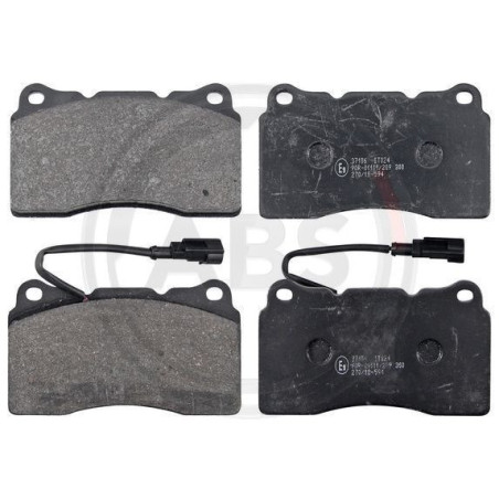 Pastillas de freno Delantero para Alfa Romeo Lancia A.B.S. 37106