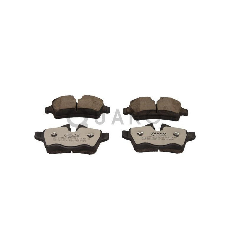 QUARO QP3516C Plaquettes de frein arrière pour Hatchback Clubman Convertible Coupe Roadster