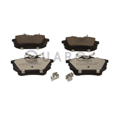 QUARO QP0027C Brzdové platničky zadné pre Carisma S40 V40 Colt CZC Space Star Forfour Impian