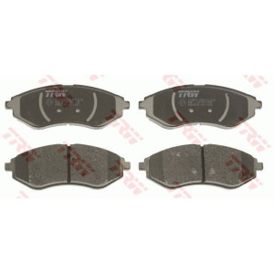 Brzdové platničky Predné pre Daewoo Chevrolet Aveo Kalos TRW GDB3330