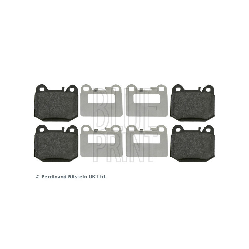 BLUE PRINT ADU174221 Pastillas de freno Trasero para