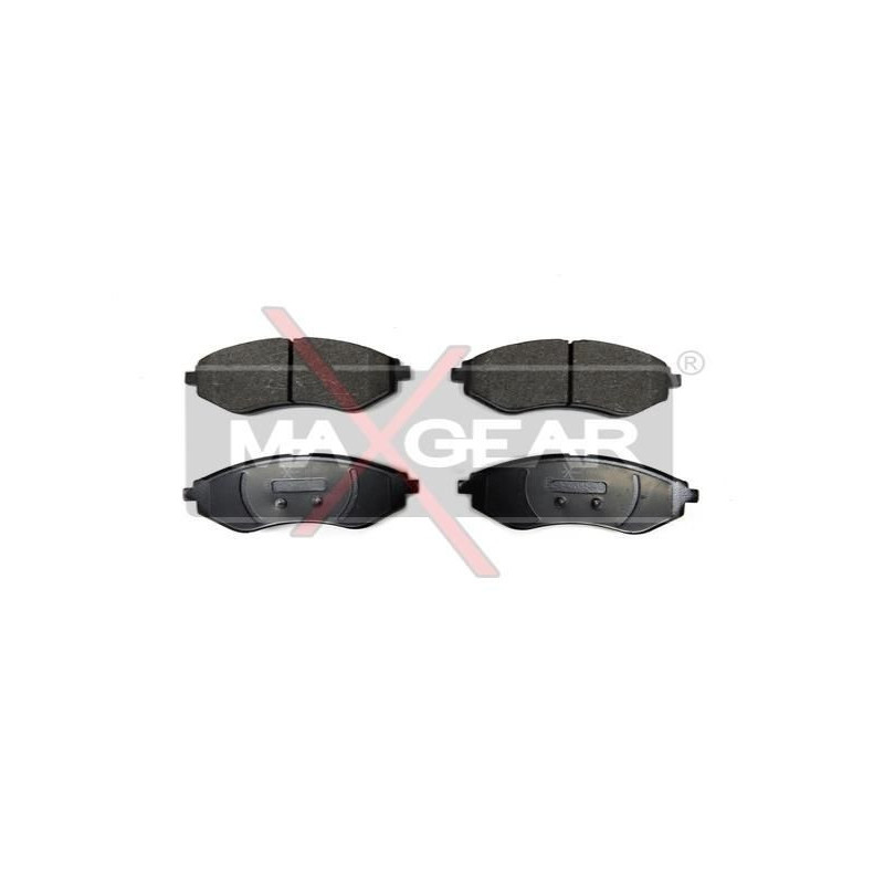 MAXGEAR 19-0568 Klocki hamulcowe przód dla Daewoo Chevrolet Aveo Kalos