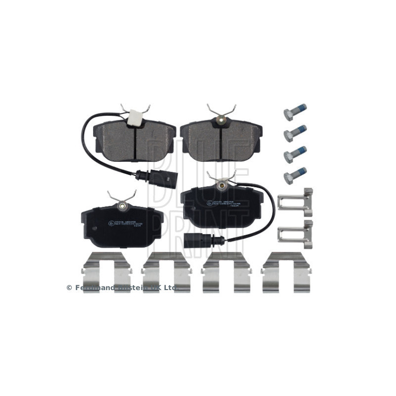 BLUE PRINT ADV184254 Bremsbeläge Hinten für