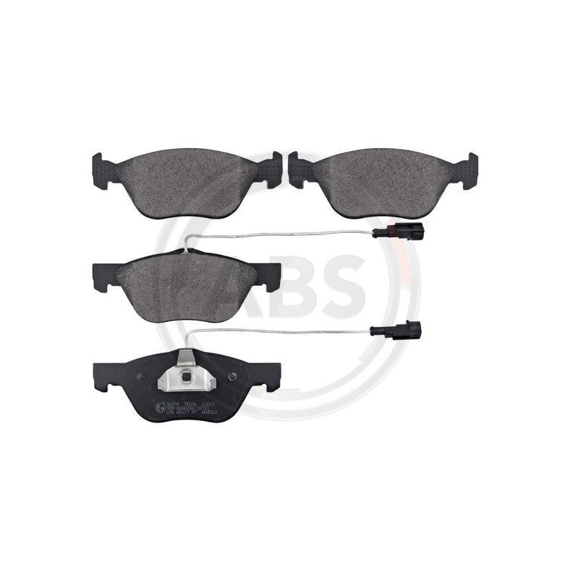 Brake Pads Set Front for Alfa Romeo Fiat Lancia A.B.S. 36894
