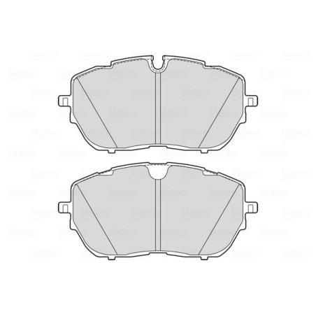 VALEO 302205 Brzdové platničky Predné pre