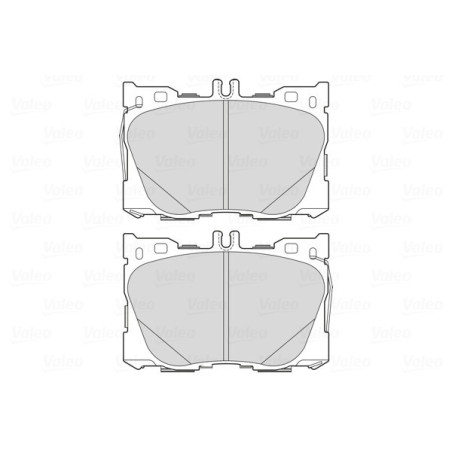 VALEO 302297 Plaquettes de frein Avant pour