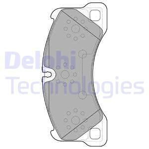 Klocki hamulcowe Przód dla Porsche Volkswagen DELPHI LP2117