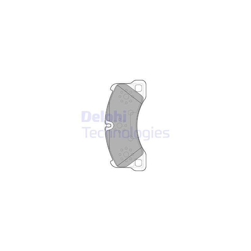 Brake Pads Set Front for Porsche Volkswagen DELPHI LP2117