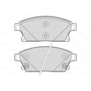 VALEO 601705 Pastiglie freno Anteriore per