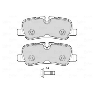 VALEO 601726 Pastillas de freno Trasero para