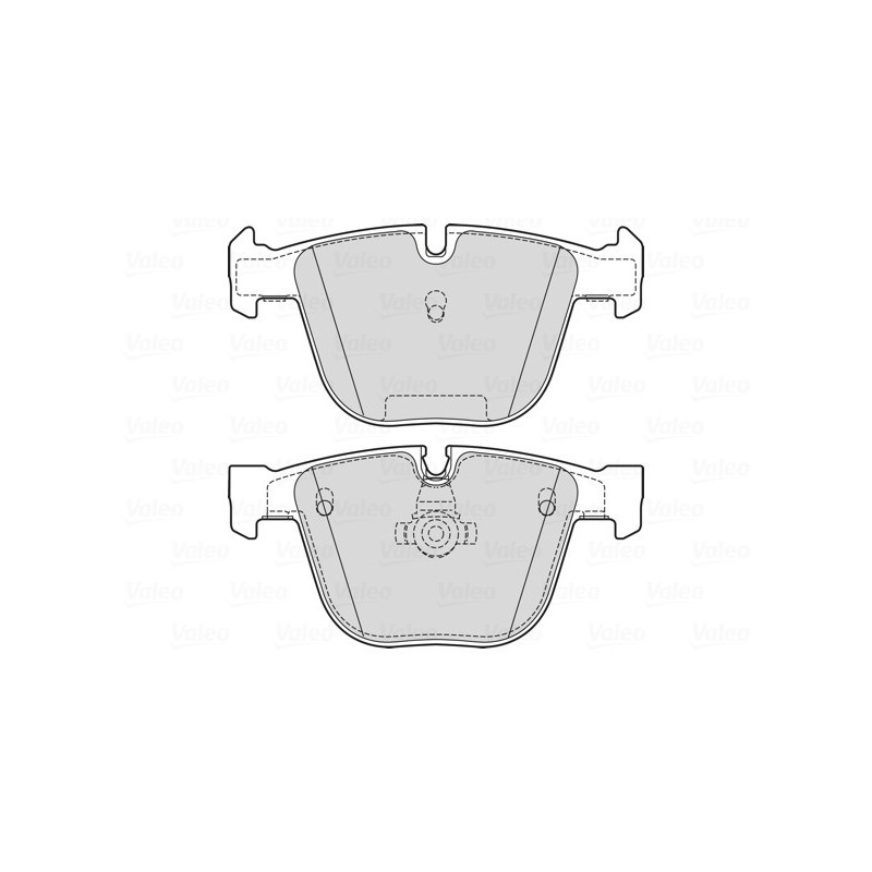 VALEO 601730 Plaquettes de frein Arrière pour
