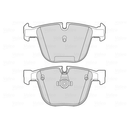 VALEO 601730 Klocki hamulcowe Tył dla