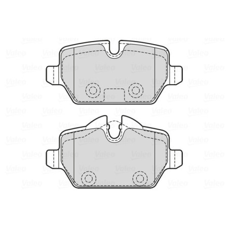 VALEO 601731 Brake Pads Set Rear for