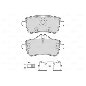 VALEO 601734 Brake Pads Set Rear for