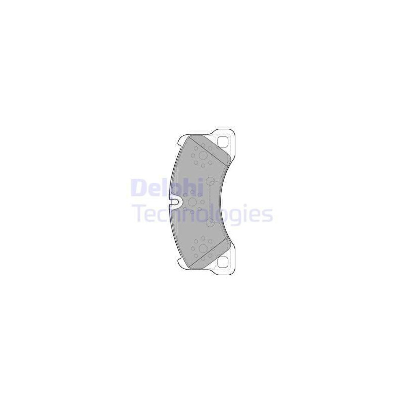 Delantero Pastillas de Freno para Porsche Volkswagen DELPHI LP2117