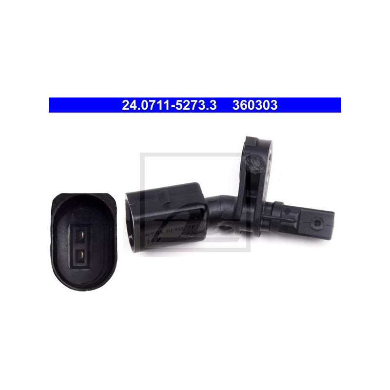 ATE 24.0711-5273.3 Capteur ABS vitesse de roue avant gauche pour A3 Ibiza Fabia Leon Octavia Rapid