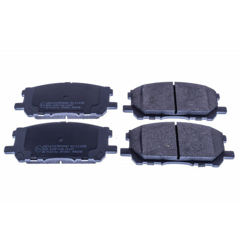 DENCKERMANN B111438 Pastiglie freno anteriore per Lexus RX