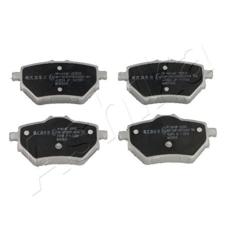 ASHIKA 51-00-0614 Bremsbeläge Hinten für