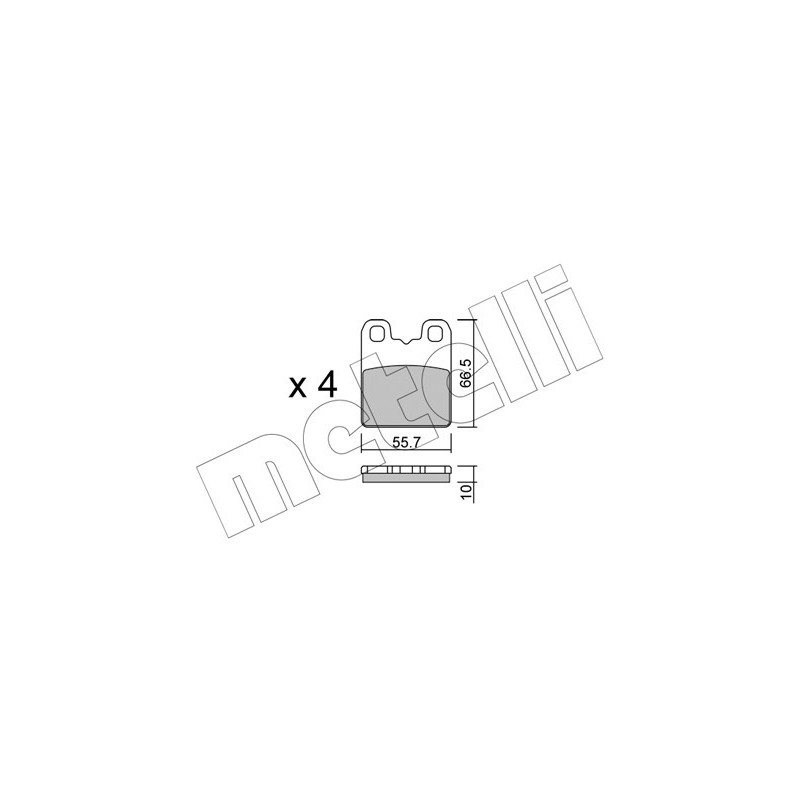 METELLI 22-1326-0 Plaquettes de frein