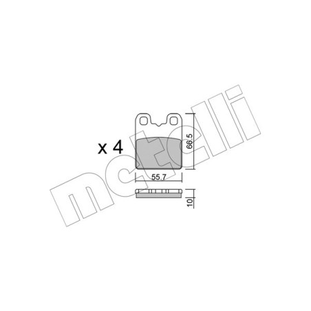 METELLI 22-1326-0 Pastiglie freno
