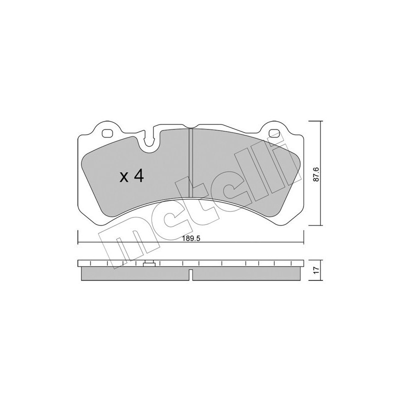 METELLI 22-1328-0 Brake Pads Set