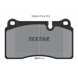 TEXTAR 2021701 Brake Pads Set Front for Land Rover Range Rover Sport Rover