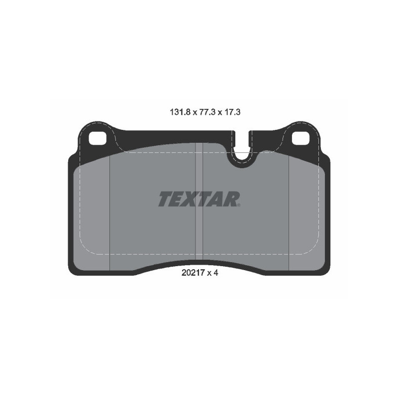 TEXTAR 2021701 Brake Pads Set Front for