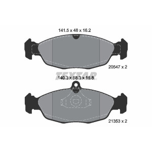 TEXTAR 2054701 Brake Pads Set Front for